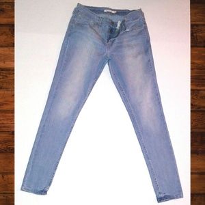 Levi's jeans skinny light blue stretchy SZ 30